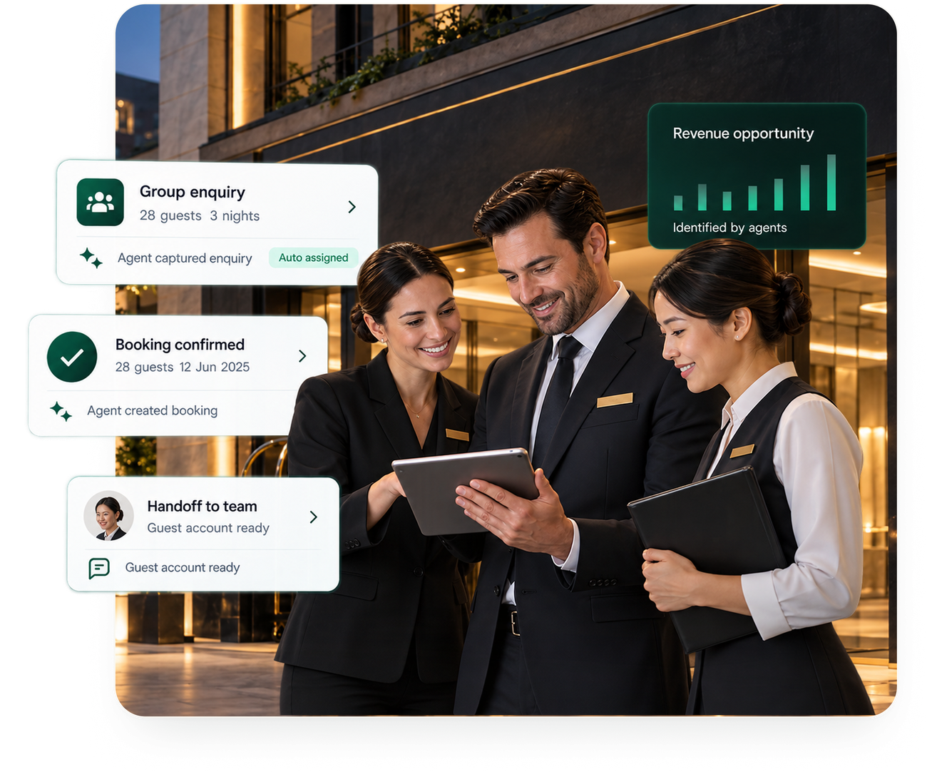 Hotel team using The Revenue Maker